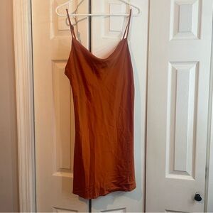 Rust Slip Dress